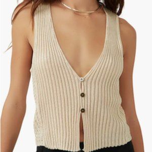 Free People Seascape Sweater Vest